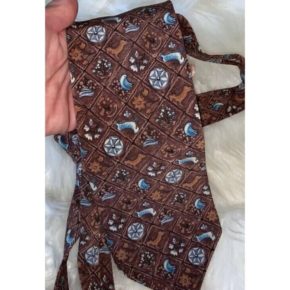 Vintage CHRISTIAN DIOR Mens Necktie TIE Monsieur SILK - Picture 1 of 7